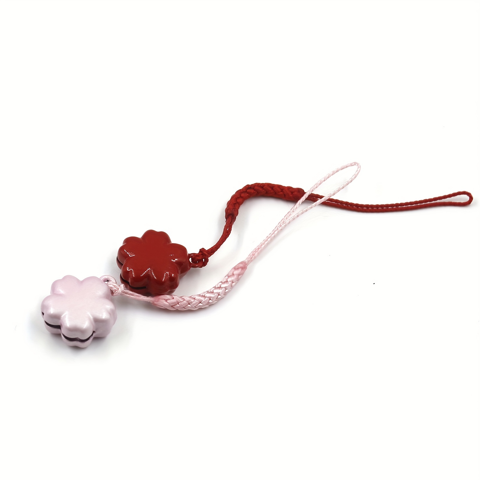 Romantic Sakura Blossom Copper Bell Charm Pendant